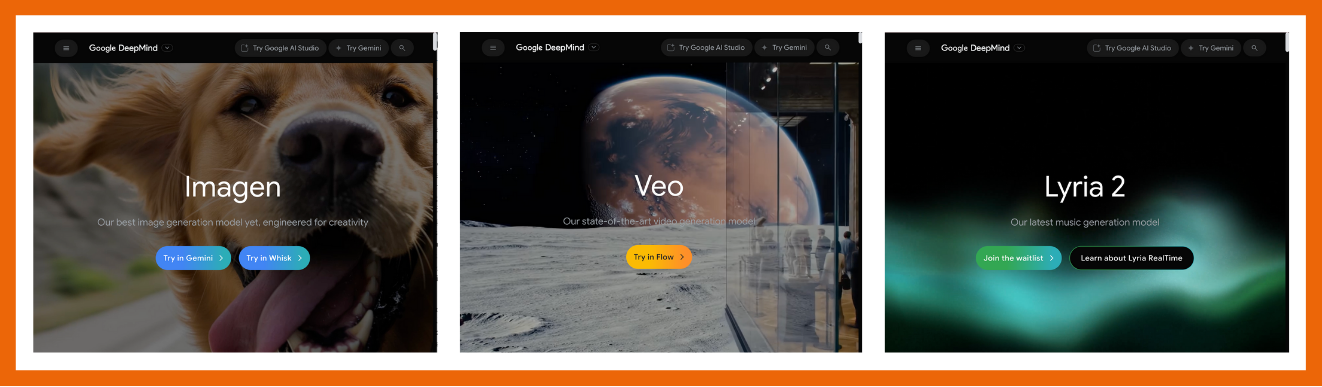 Vorschua: Google Imagen 4, Veo 3 und Lyria 2 